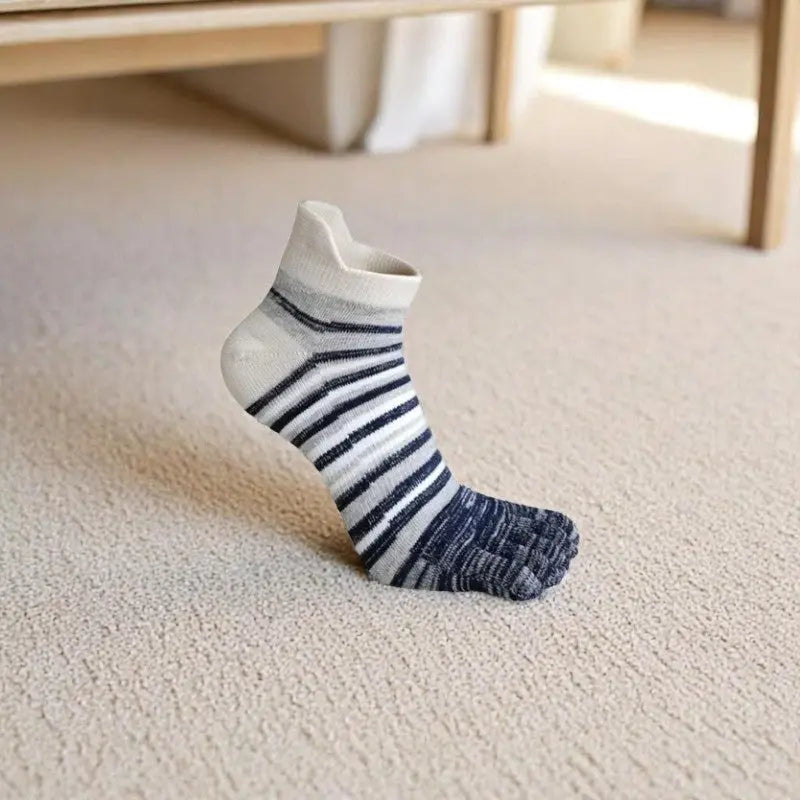 Chaussettes à doigts pour homme - Style décontracté et respirabilité supérieure.
