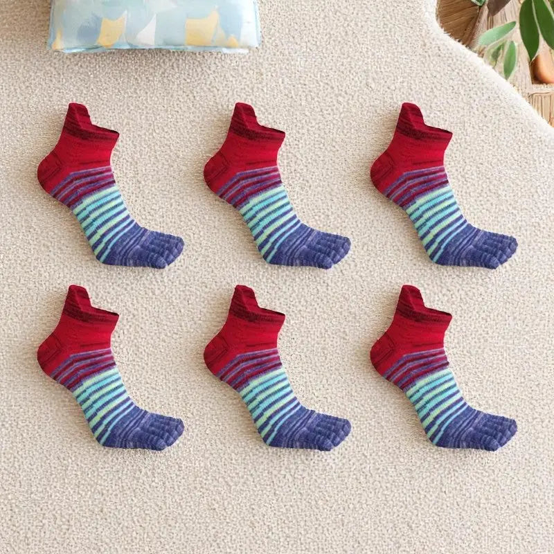 Chaussettes originales à doigts - Look coloré et maintien naturel du pied.