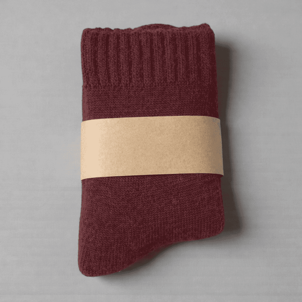 Chaussette laine enfant bleu pétrole confortable et respirante.