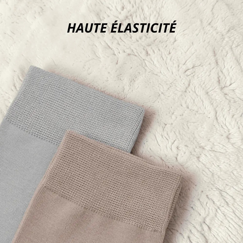 Chaussette sans couture avec haute élasticité pour un maintien confortable sans compression.