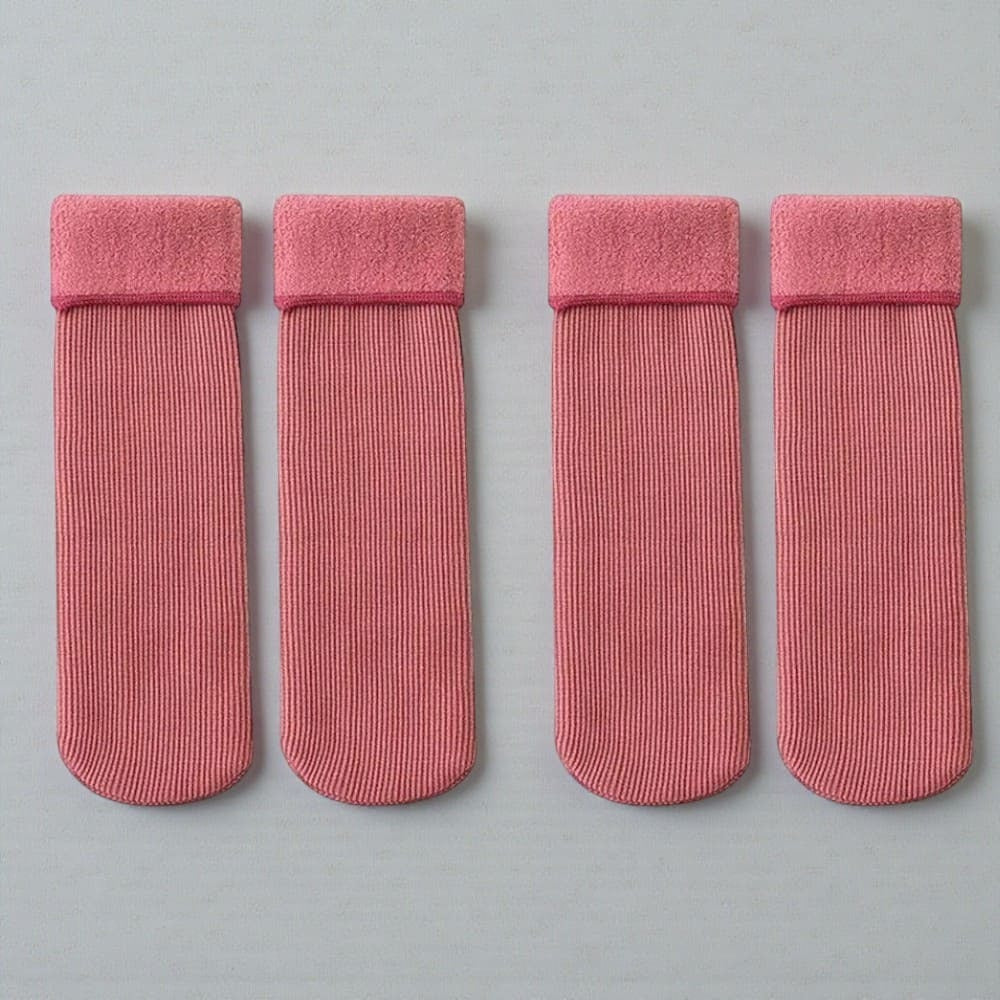 Chaussette sans couture enfant rose, douceur optimale pour pieds délicats.