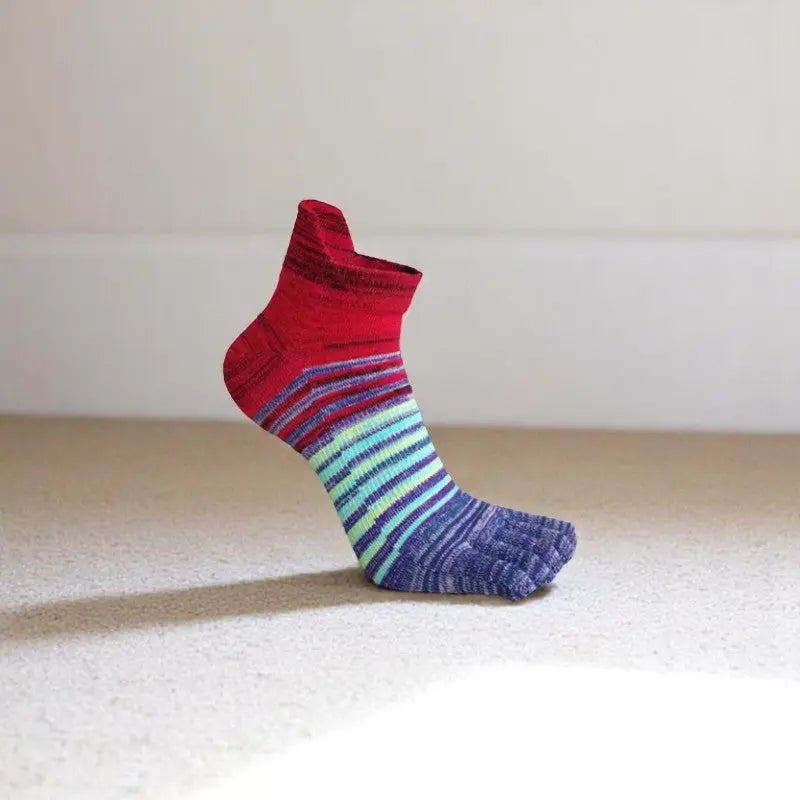 Chaussettes sport à orteils séparés - Flexibilité et fraîcheur assurées.