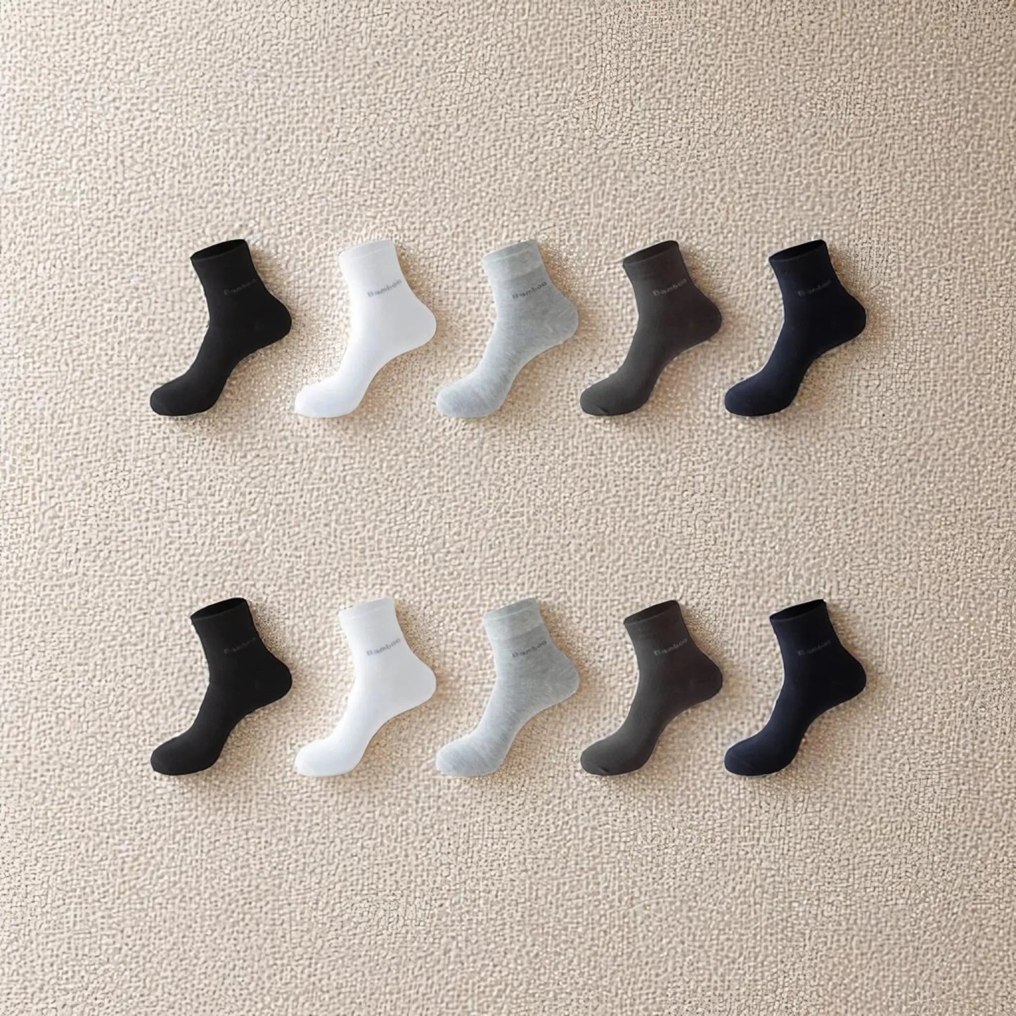 Chaussettes bambou homme assortiment couleurs tendance confort garanti.