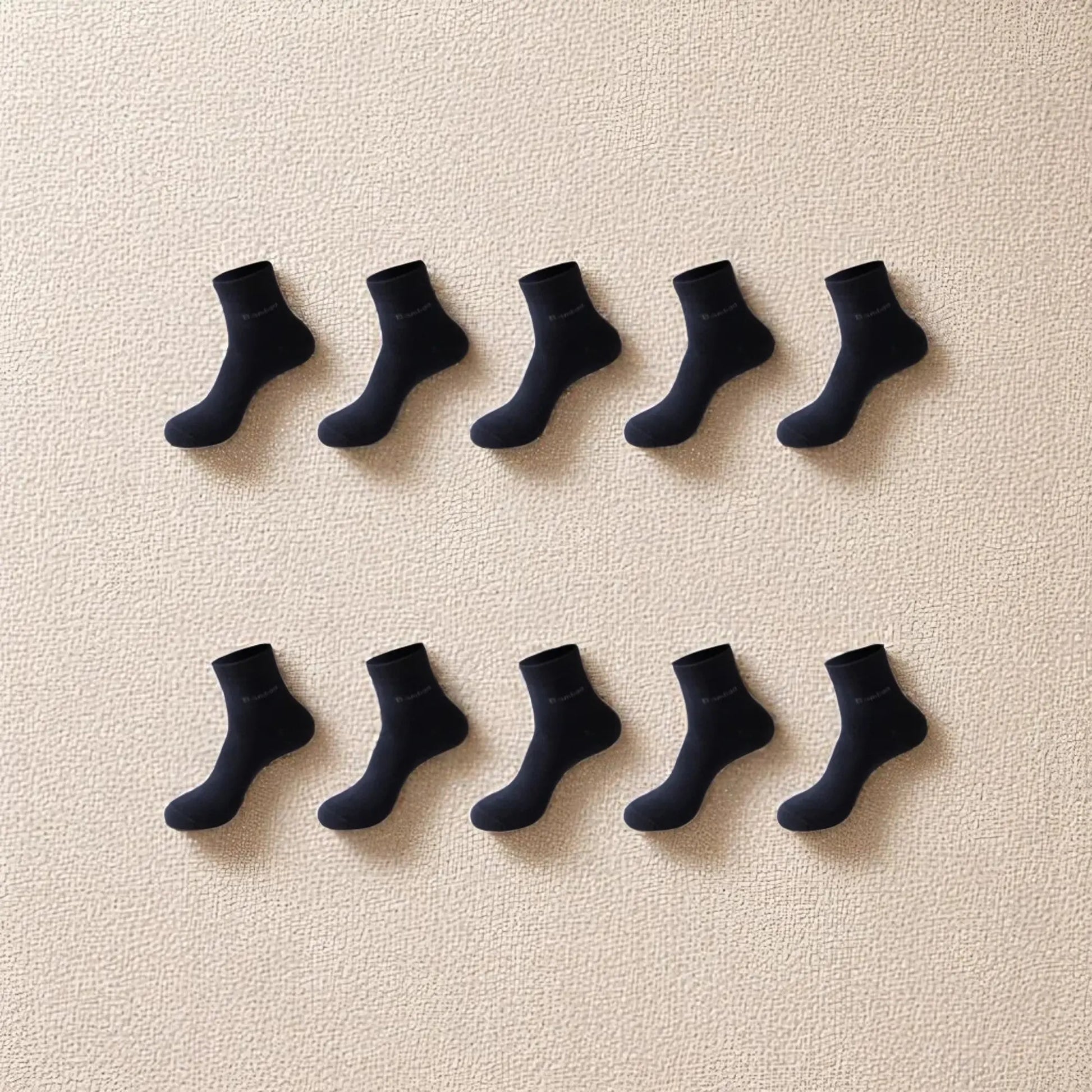 Lot chaussettes bambou homme noir intense confort et sobriété au quotidien.