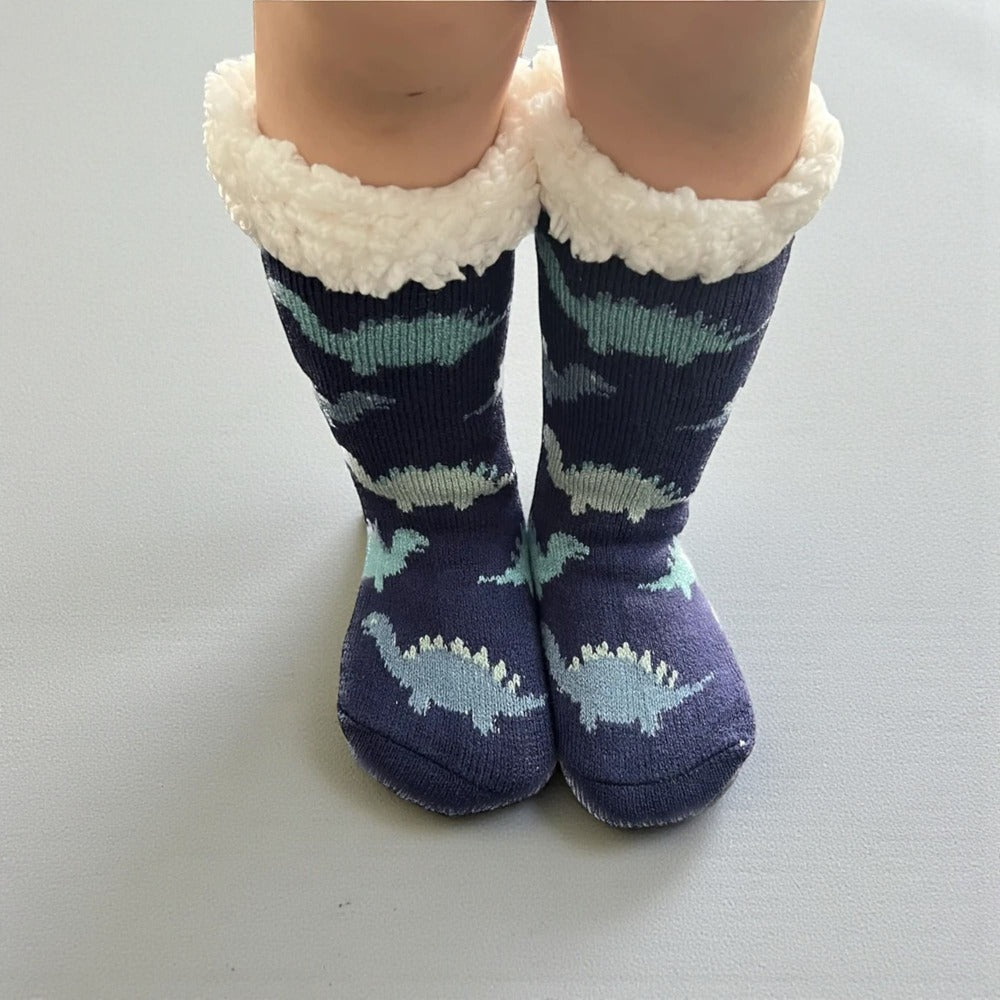 Chaussettes chausson enfant pour moments de détente.