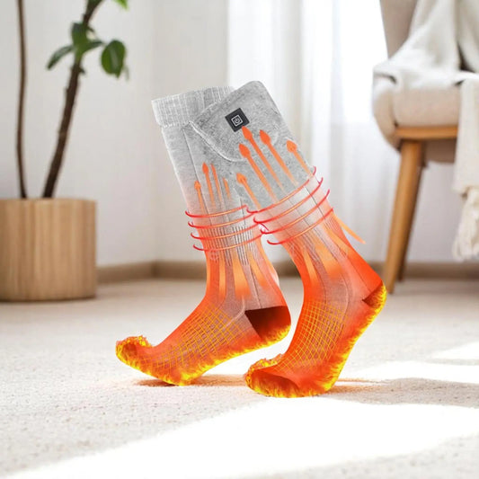 Chaussettes thermiques chauffantes homme avec diffusion active de chaleur.