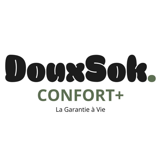 Garantie à vie offerte sur toutes les paires de chaussettes DouxSok.