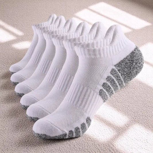 Pack de socquettes sport homme blanches.